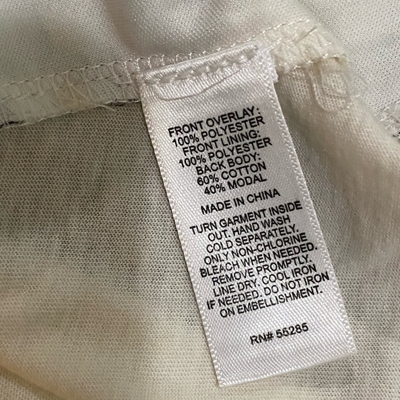 Express Sequined chevron pattern sleeveless top size M - Picture 5 of 5